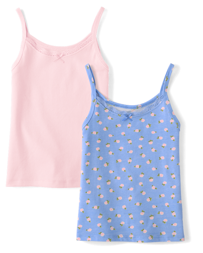 Girls Floral Cami 2-Pack