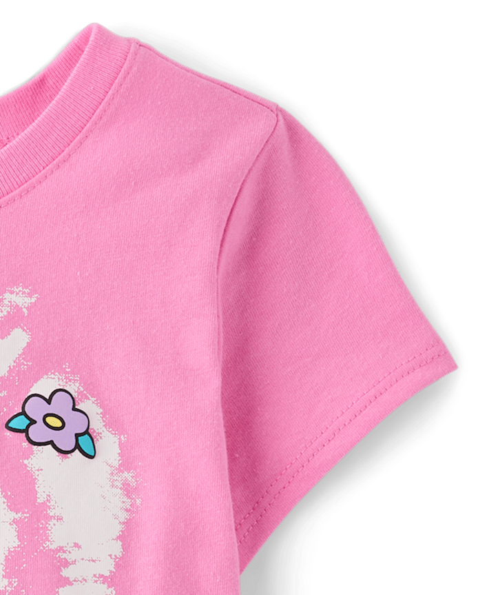 Toddler Girls Hello Kitty® Puff Print Heart Graphic Tee