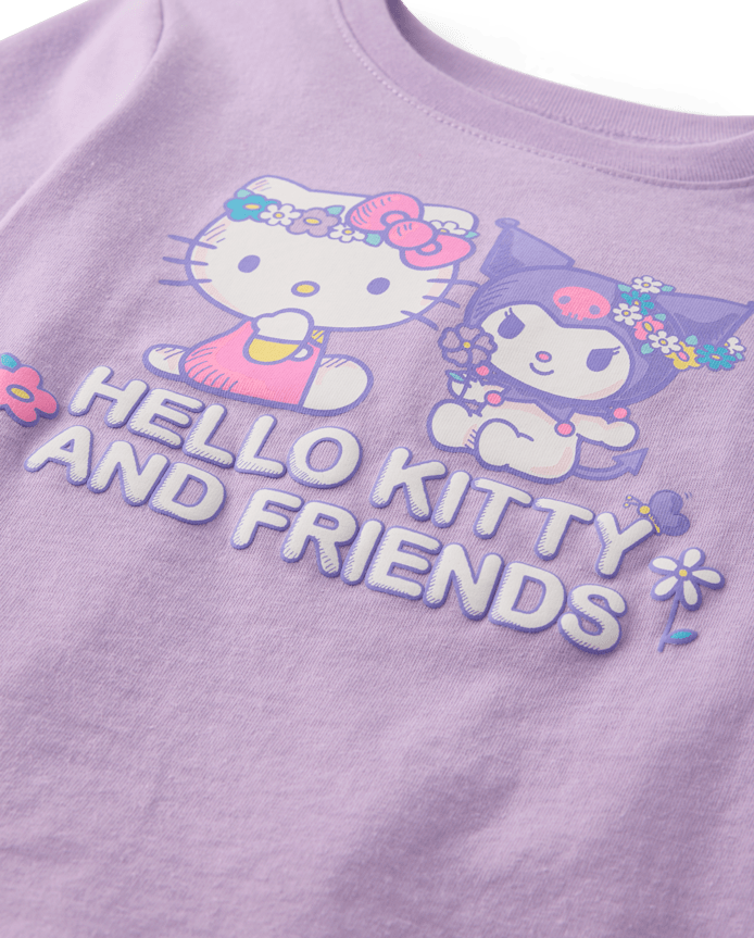 Toddler Girls Hello Kitty® And Friends Puff Print Graphic Tee