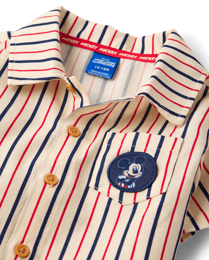 Toddler Boys Mickey Mouse™ Striped Americana 2-Piece Outfit Set