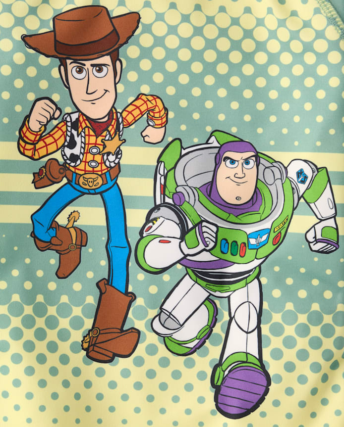 Toddler Boys Toy Story™ Rashguard Swimsuit
