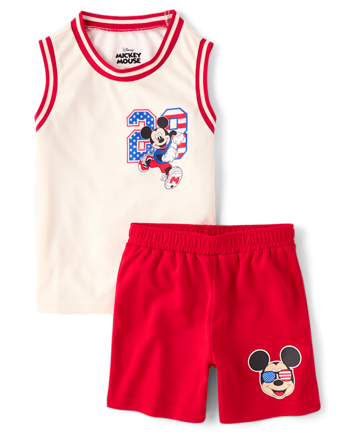 Boys Mickey Mouse™ Americana 2-Piece Outfit Set