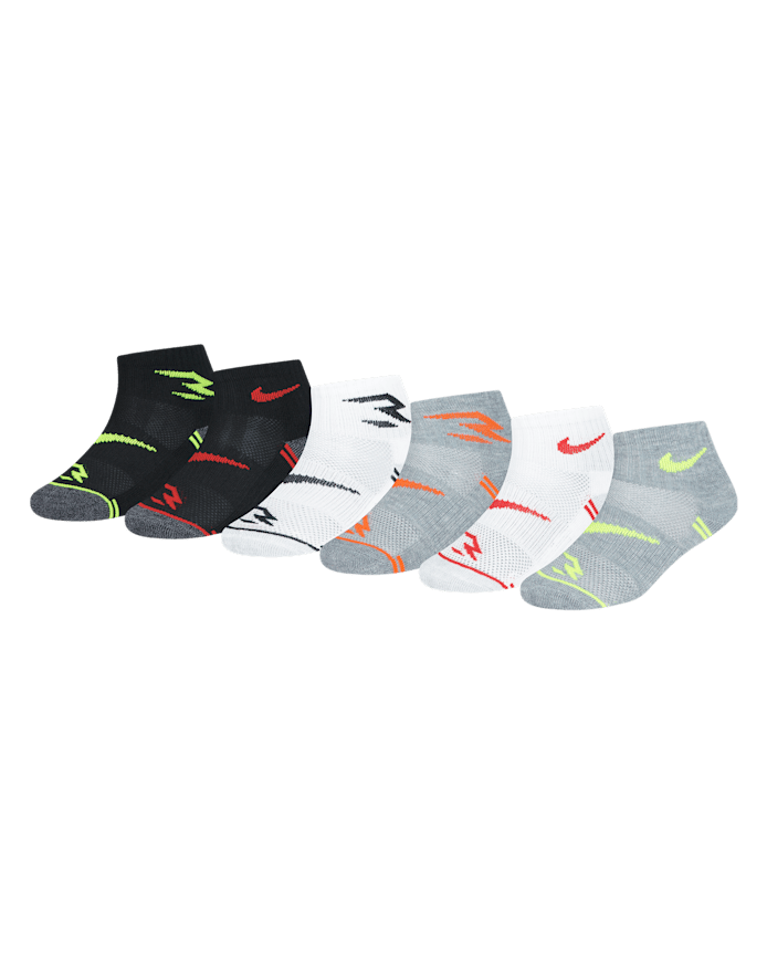 Boys Nike 3BRAND™ by Russell Wilson Ankle Socks 6-Pack