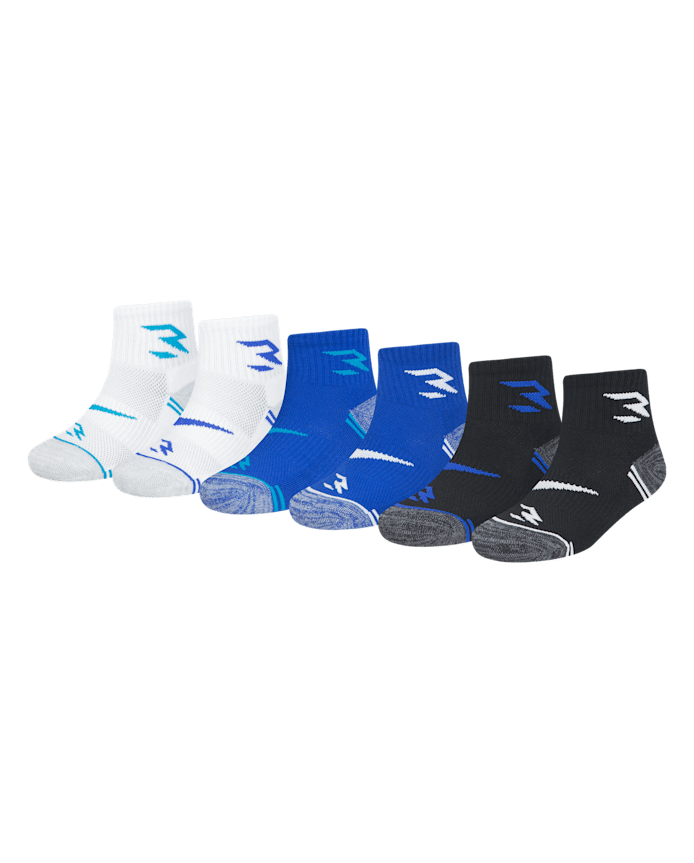Boys Nike 3BRAND™ by Russell Wilson Midi Socks 6-Pack