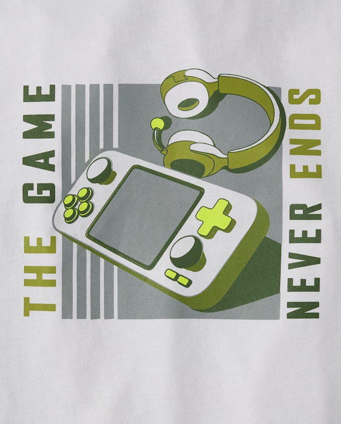 Lot de 3 t-shirts graphiques gaming pour garçons