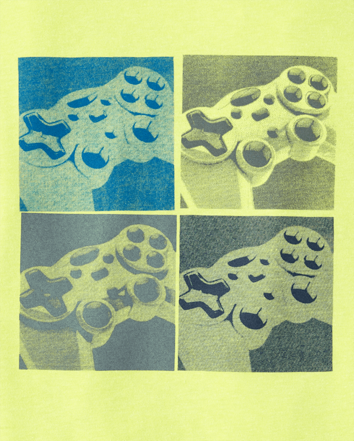 Lot de 3 t-shirts graphiques gaming pour garçons