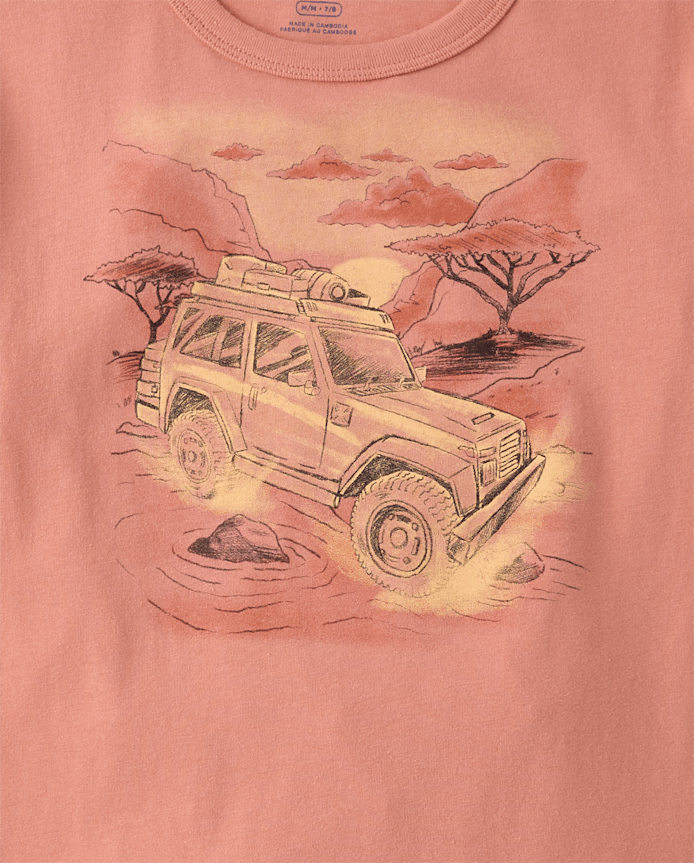 Boys Desert Truck Graphic Tee