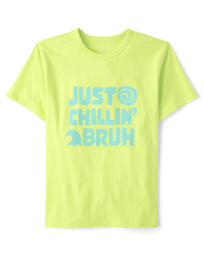 T-shirt graphique Boys Just Chillin' Bruh