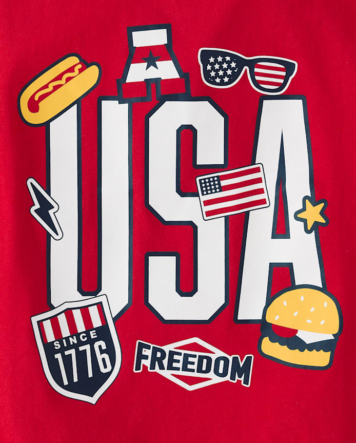Boys USA Graphic Tee