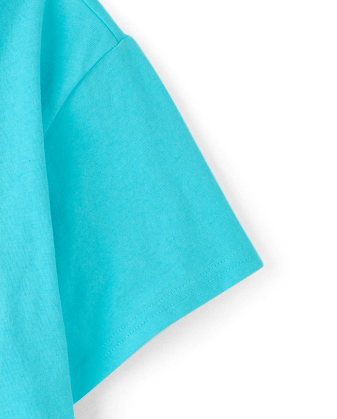 Girls Surf Squad Relaxed Cropped Graphic Tee