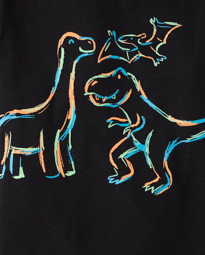 T-shirt à motif dinosaure pour bébés et petits garçons