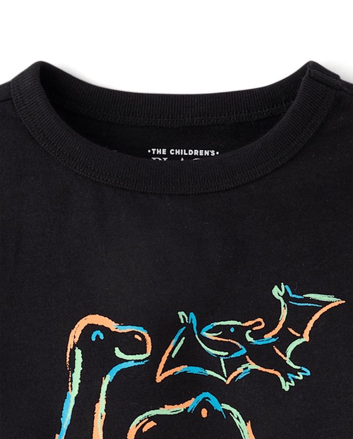 T-shirt à motif dinosaure pour bébés et petits garçons