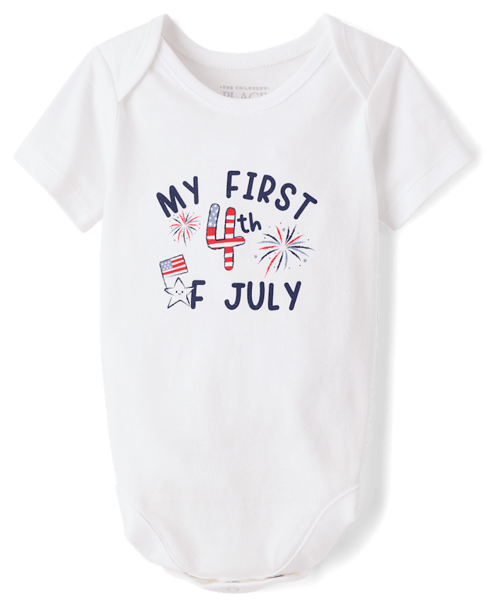 Baby First 4th Of July Graphic Bodysuit