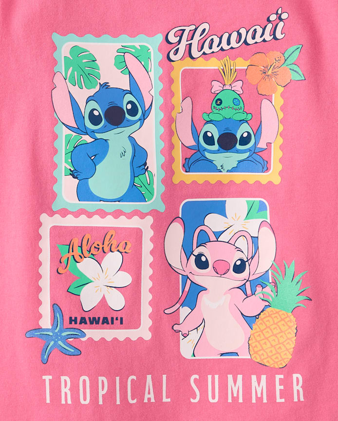 Girls Stitch™ Stamp Graphic Tee