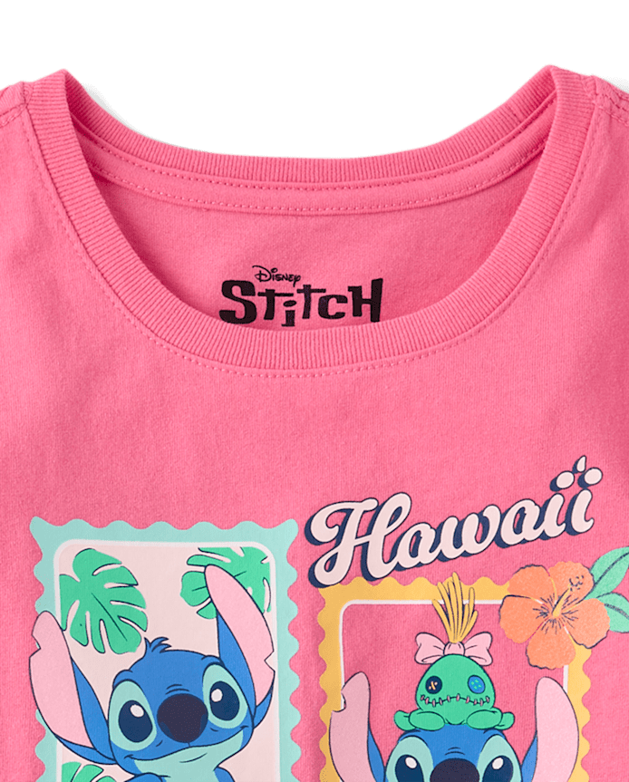 Girls Stitch™ Stamp Graphic Tee