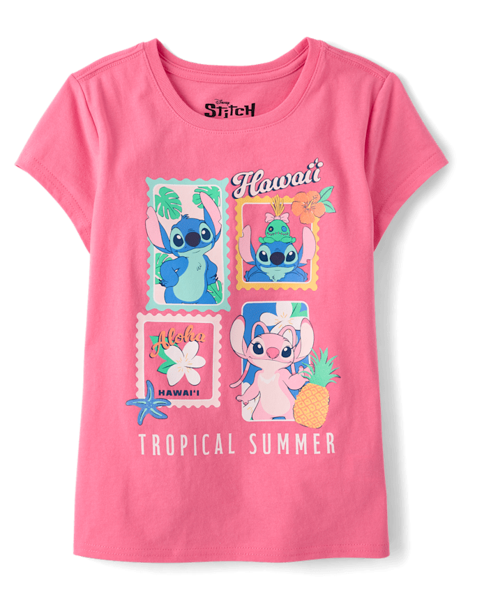 Girls Stitch™ Stamp Graphic Tee