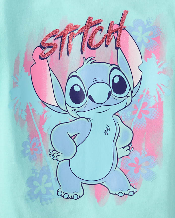 Girls Stitch™ Floral Graphic Tee