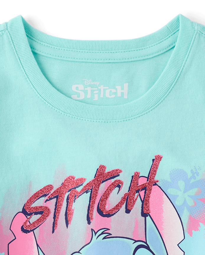 Girls Stitch™ Floral Graphic Tee