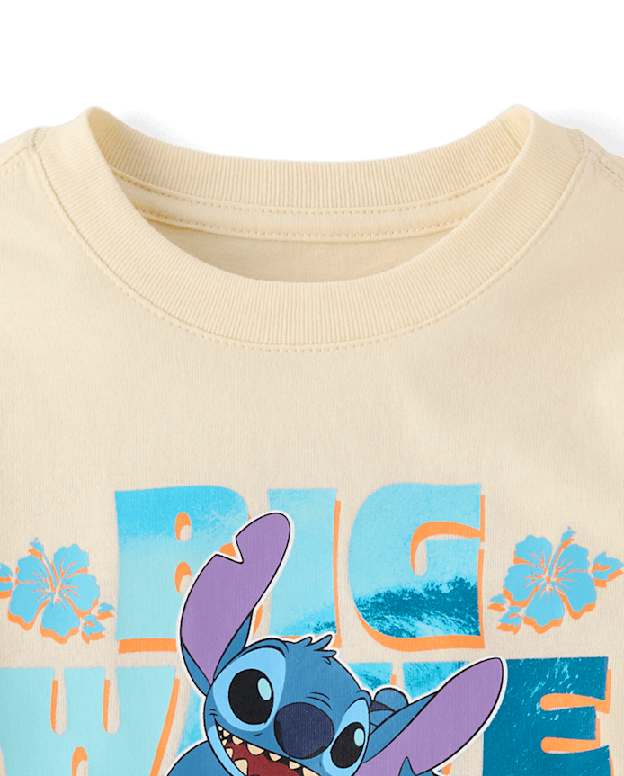 Baby And Toddler Boys Stitch™ Surf Graphic Tee