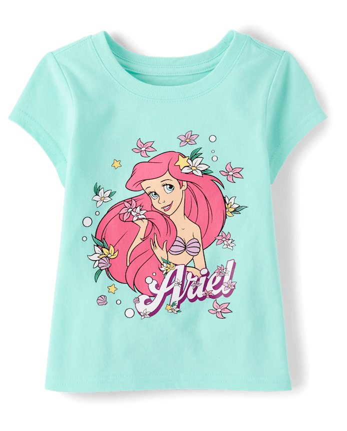 Baby And Toddler Girls The Little Mermaid™ Ariel Graphic Tee