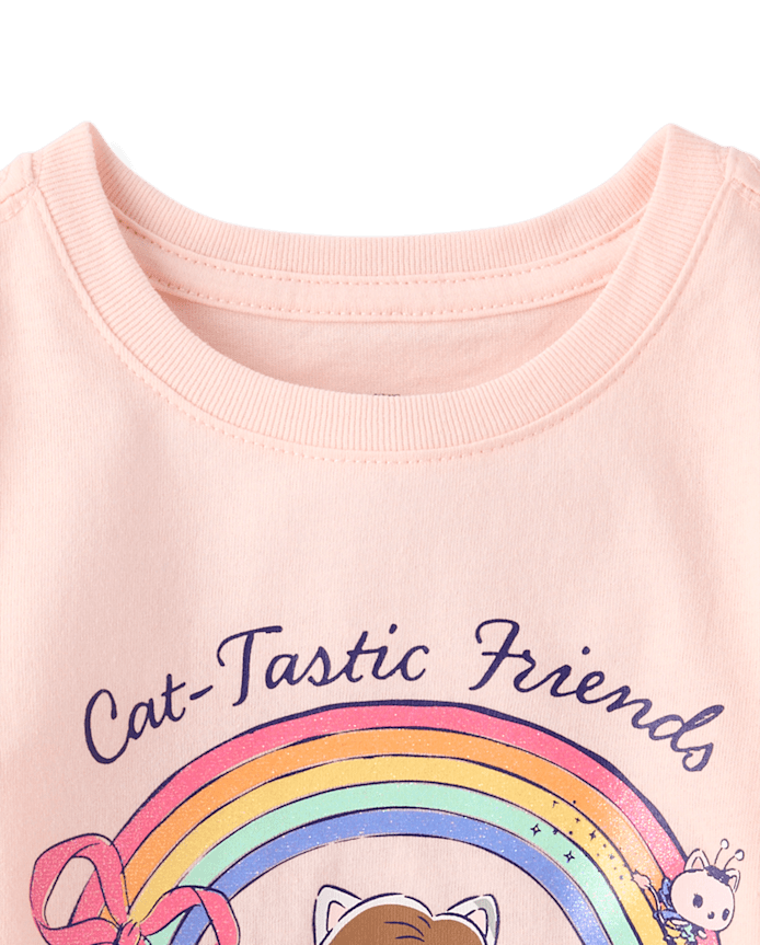 Baby And Toddler Girls Gabby's Dollhouse™ Rainbow Graphic Tee