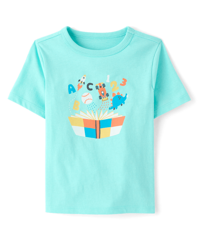 Baby And Toddler Boys Book Graphic Tee