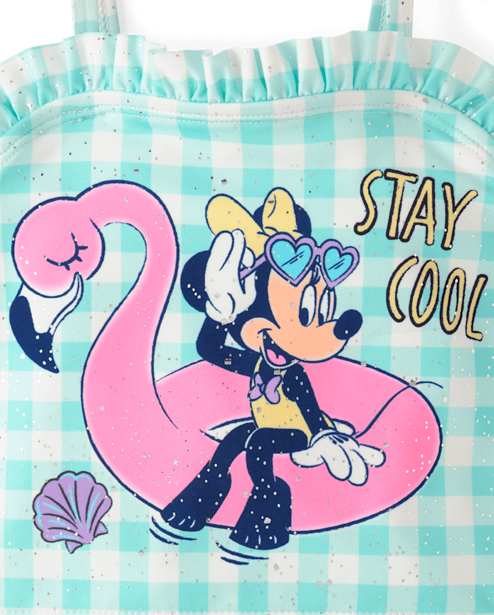 Toddler Girls Minnie Mouse™ Gingham Tankini Swimsuit