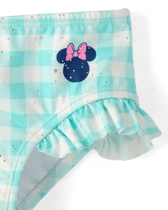 Toddler Girls Minnie Mouse™ Gingham Tankini Swimsuit