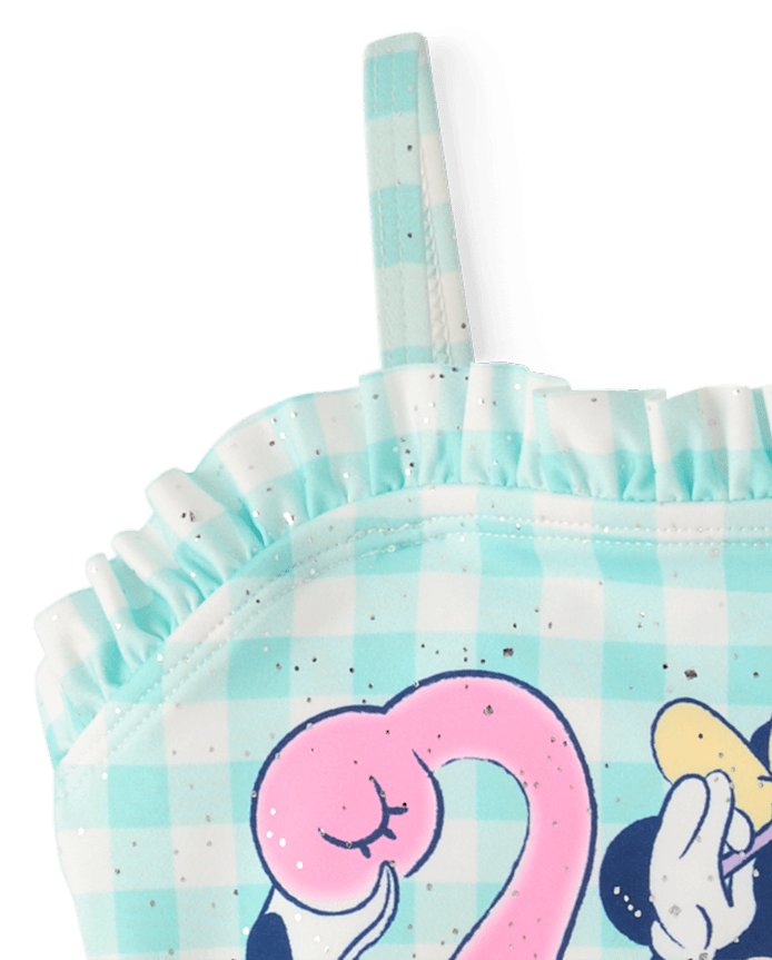 Toddler Girls Minnie Mouse™ Gingham Tankini Swimsuit