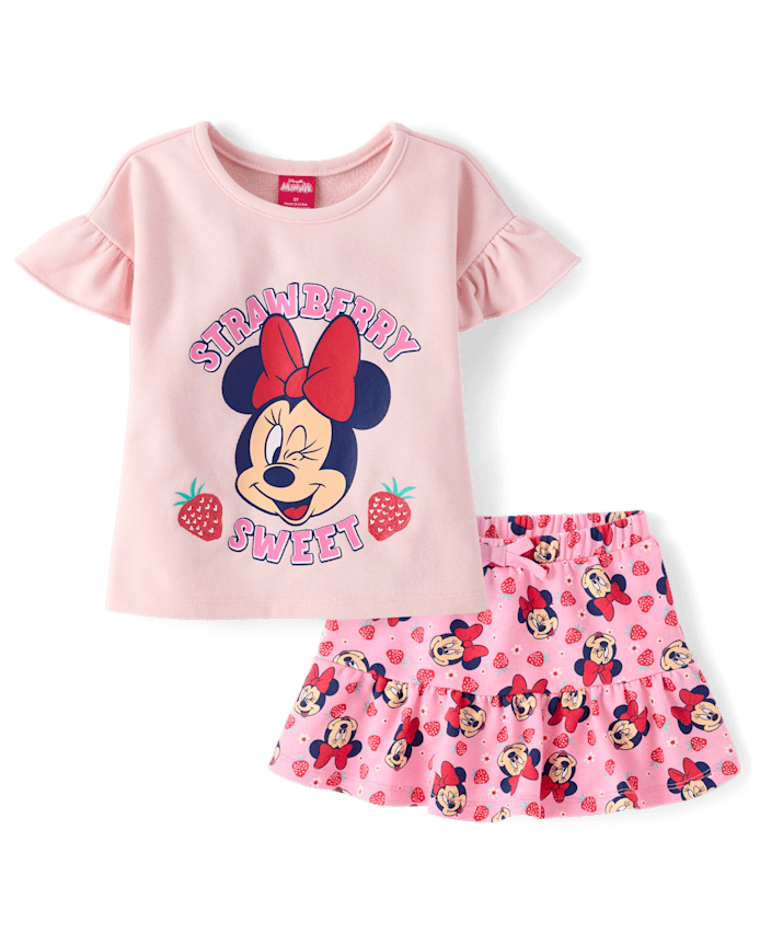 Ensemble 2 pièces Minnie Mouse™ Fraise pour petites filles
