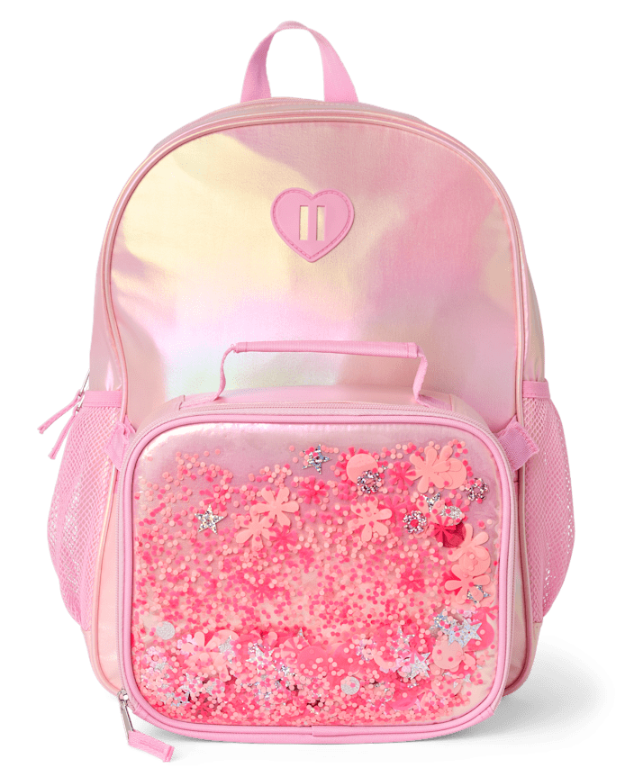 Girls Shimmer Shakey Backpack 2-Piece Set