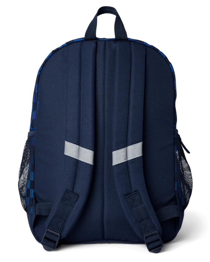 Boys Checkered Backpack 2-Piece Set