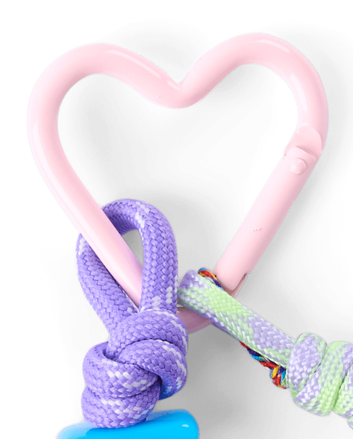 Girls Beaded Happy Bag Charm