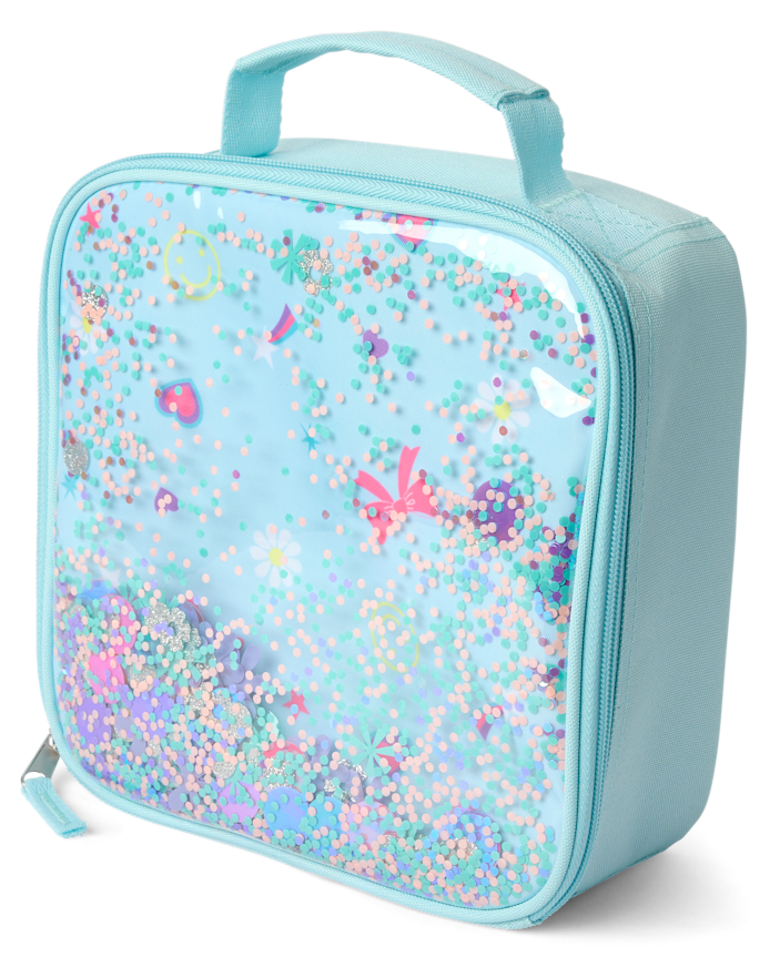 Girls Shakey Glitter Lunchbox