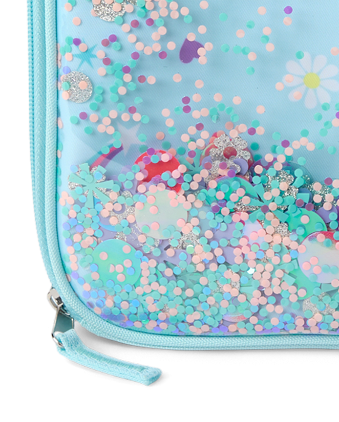 Girls Shakey Glitter Lunchbox