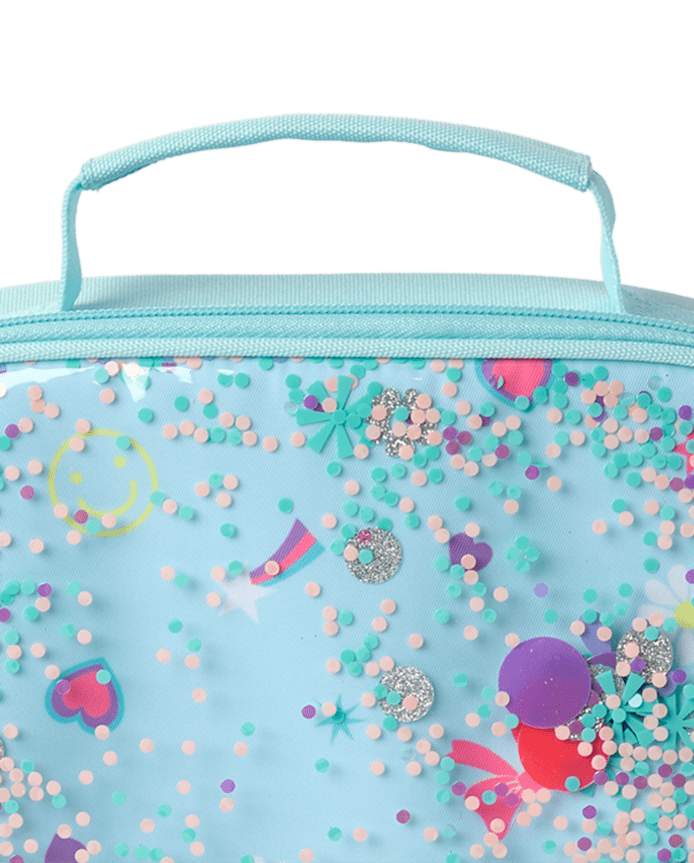 Girls Shakey Glitter Lunchbox