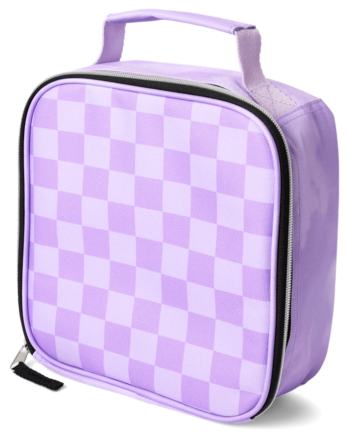 Girls Checkered Lunchbox