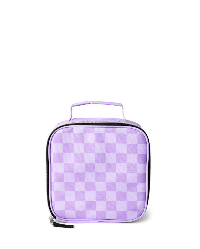 Girls Checkered Lunchbox
