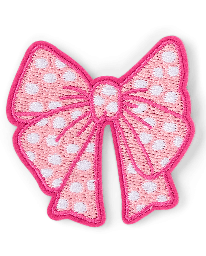 Girls Embroidered BFF Patch 4-Pack