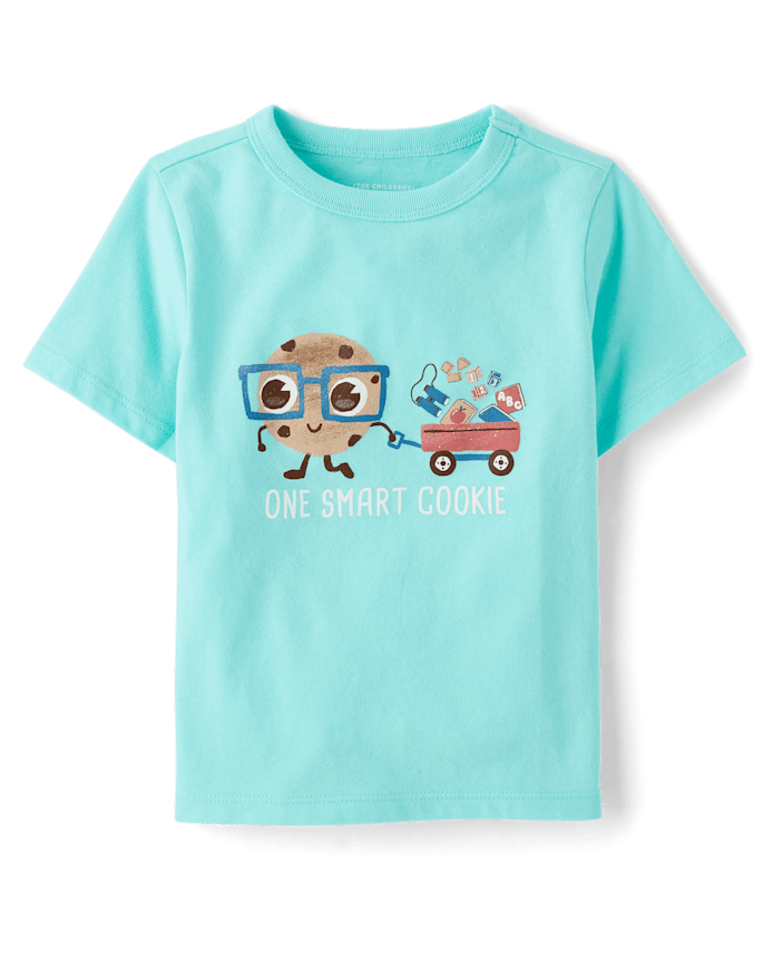 Baby And Toddler Boys Smart Cookie Graphic Tee