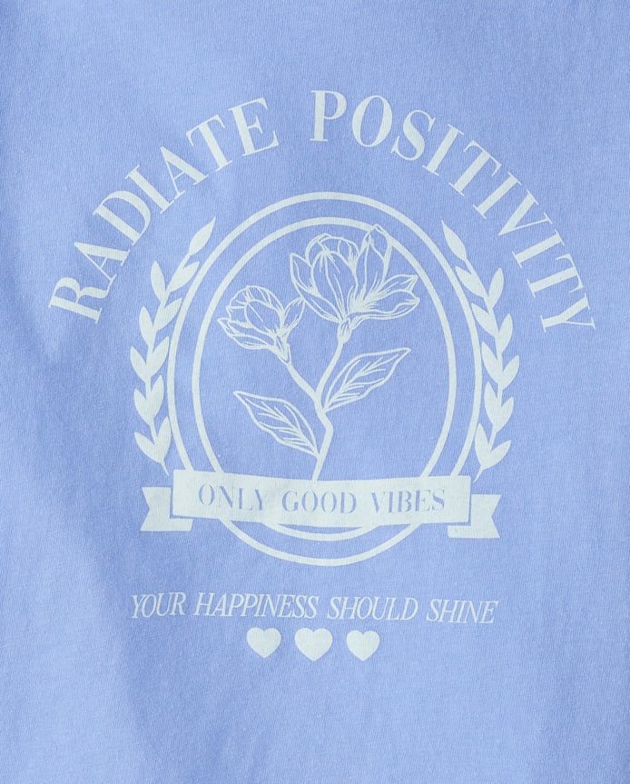 Girls Radiate Positivity Graphic Tee