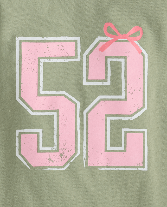 Girls Bow Varsity Graphic Tee