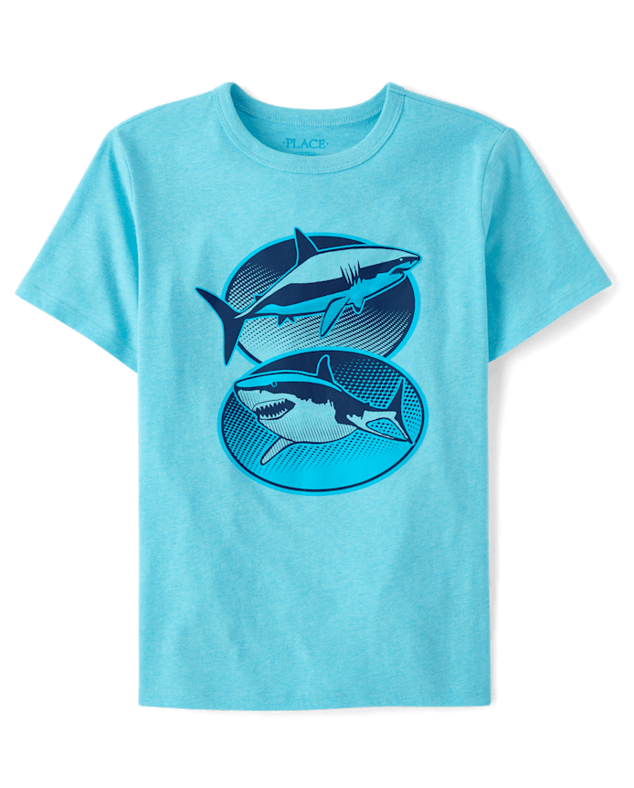 Boys Sharks Graphic Tee