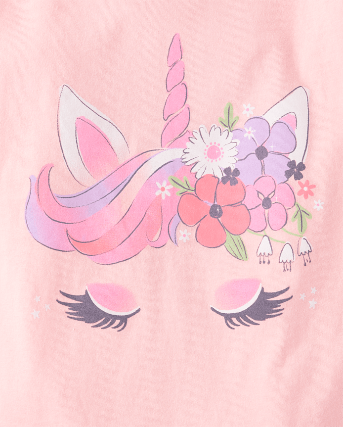 Girls Unicorn Graphic Tee