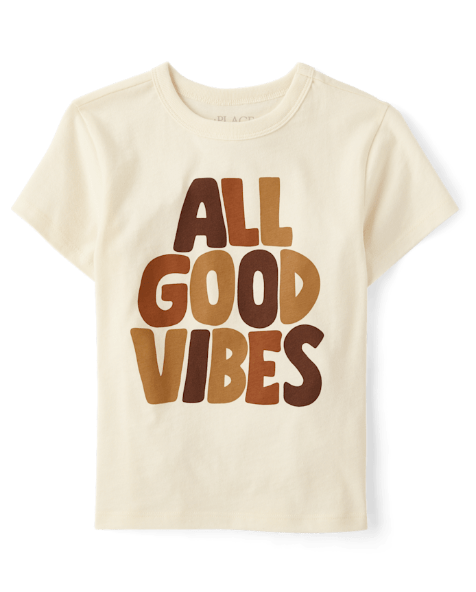 Boys All Good Vibes Graphic Tee