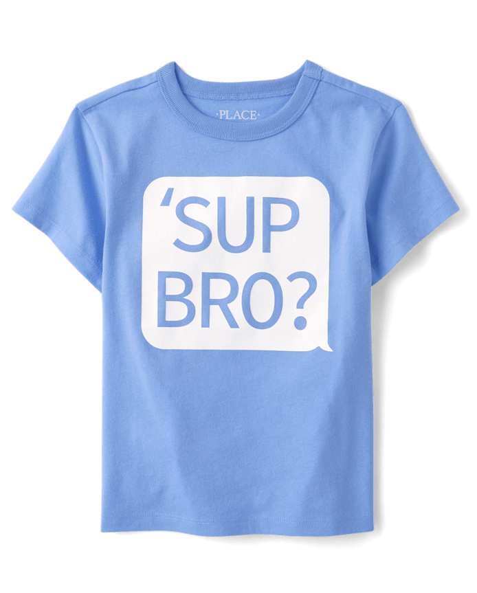 Boys Sup Bro Graphic Tee