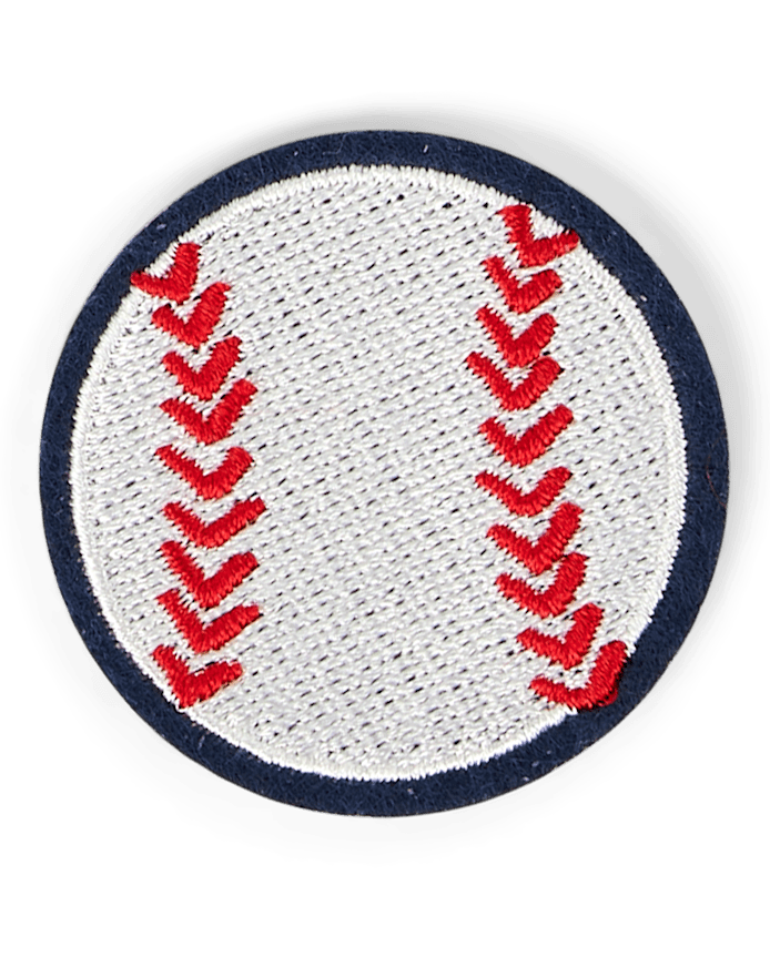 Boys Embroidered Sports Patch 4-Pack