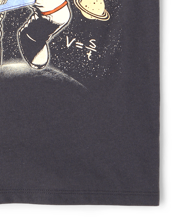 Boys School Space Graphic Tee