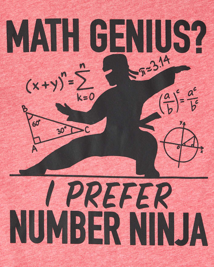 Boys Number Ninja Graphic Tee