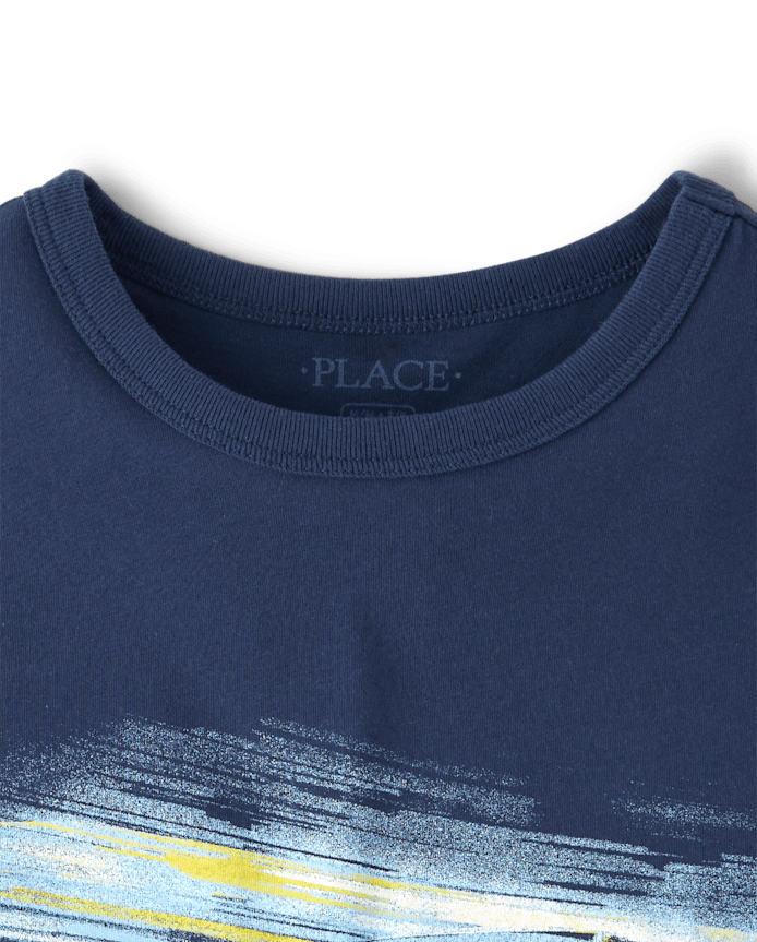 T-shirt graphique voiture de course pour garçon